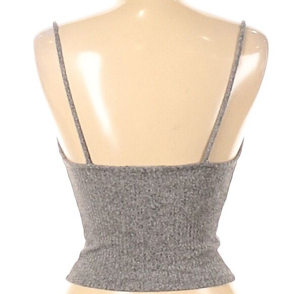 BRANDY MELVILLE HEATHER GRAY SPAGHETTI STRAP ONE SIZE TANK TOP CAMI - Picture 2 of 3